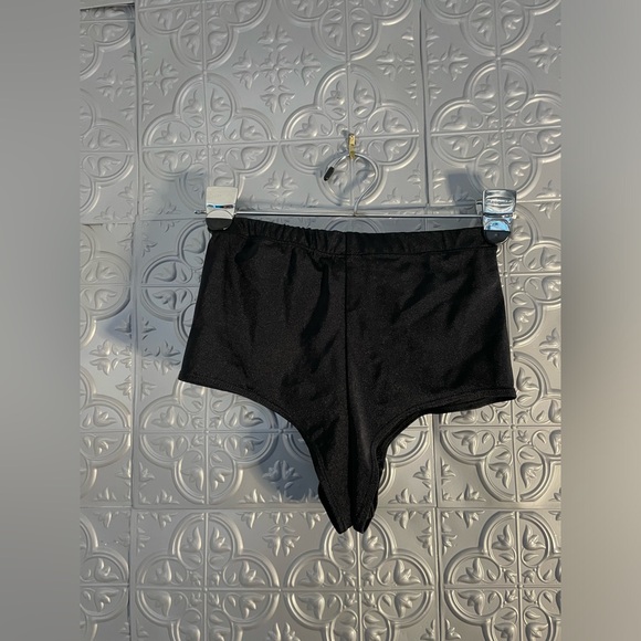 Rave High Cut Thongs Briefs Cheeky Dance Underwear Booty Shorts Shiny Panties - Picture 2 of 2